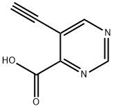 5-Ethynylpyrimidine-4-carboxylic acid Structure