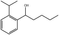 α-Butyl-2-(1-methylethyl)benzenemethanol Structure