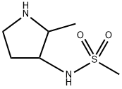 N-(2-Methylpyrrolidin-3-yl)methanesulfonamide Structure