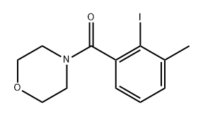 (2-Iodo-3-methylphenyl)(morpholino)methanone 구조식 이미지