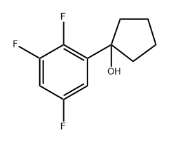 1-(2,3,5-trifluorophenyl)cyclopentanol Structure