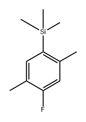 (4-fluoro-2,5-dimethylphenyl)trimethylsilane Structure