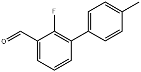 2-fluoro-4'-methyl-[1,1'-biphenyl]-3-carbaldehyde Structure