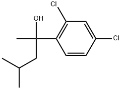 2,4-Dichloro-α-methyl-α-(2-methylpropyl)benzenemethanol Structure