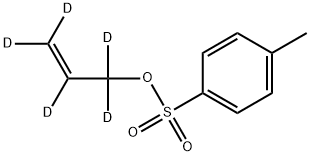 2-Propen-1,1,2,3,3-d5-1-ol, 1-(4-methylbenzenesulfonate) Structure