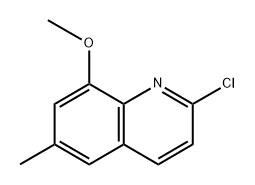 2-Chloro-8-methoxy-6-methylquinoline Structure