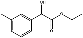 (+)-Ethyl α-hydroxy-3-methylbenzeneacetate Structure