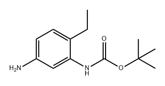 tert-butyl N-(5-amino-2-ethylphenyl)carbamate Structure