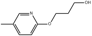 3-[(5-Methyl-2-pyridinyl)oxy]-1-propanol Structure