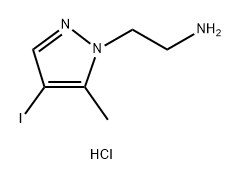 2-(4-iodo-5-methyl-1H-pyrazol-1-yl)ethanamine Structure