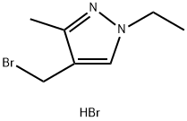 4-(bromomethyl)-1-ethyl-3-methyl-1H-pyrazole Structure