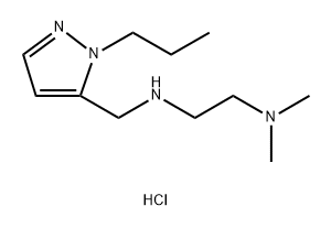 N,N-dimethyl-N'-[(1-propyl-1H-pyrazol-5-yl)methyl]ethane-1,2-diamine Structure