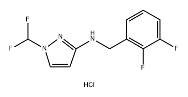 N-(2,3-difluorobenzyl)-1-(difluoromethyl)-1H-pyrazol-3-amine Structure