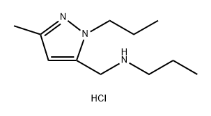 (3-methyl-1-propyl-1H-pyrazol-5-yl)methyl]propylamine Structure