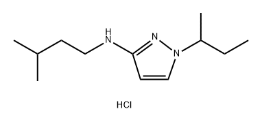 1-sec-butyl-N-(3-methylbutyl)-1H-pyrazol-3-amine Structure