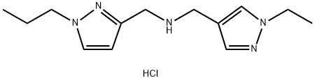 1-(1-ethyl-1H-pyrazol-4-yl)-N-[(1-propyl-1H-pyrazol-3-yl)methyl]methanamine Structure