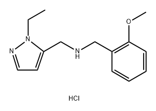 1-(1-ethyl-1H-pyrazol-5-yl)-N-(2-methoxybenzyl)methanamine Structure