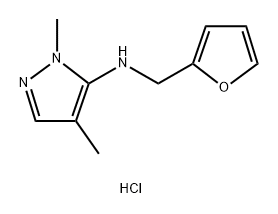 N-(2-furylmethyl)-1,4-dimethyl-1H-pyrazol-5-amine Structure