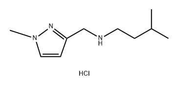 3-methyl-N-[(1-methyl-1H-pyrazol-3-yl)methyl]butan-1-amine Structure