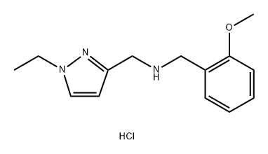 1-(1-ethyl-1H-pyrazol-3-yl)-N-(2-methoxybenzyl)methanamine Structure