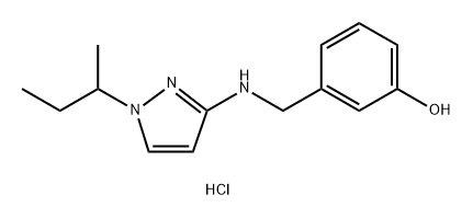 3-{[(1-sec-butyl-1H-pyrazol-3-yl)amino]methyl}phenol Structure