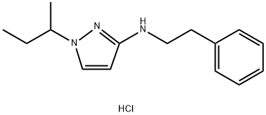 1-sec-butyl-N-(2-phenylethyl)-1H-pyrazol-3-amine Structure