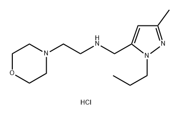 (3-methyl-1-propyl-1H-pyrazol-5-yl)methyl](2-morpholin-4-ylethyl)amine Structure