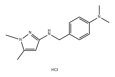 N-[4-(dimethylamino)benzyl]-1,5-dimethyl-1H-pyrazol-3-amine 구조식 이미지