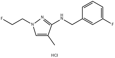 N-(3-fluorobenzyl)-1-(2-fluoroethyl)-4-methyl-1H-pyrazol-3-amine Structure