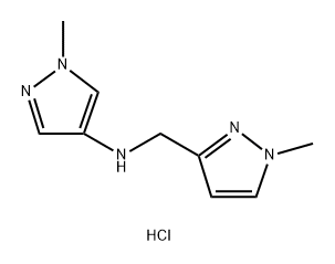 1-methyl-N-[(1-methyl-1H-pyrazol-3-yl)methyl]-1H-pyrazol-4-amine Structure