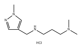 N,N-dimethyl-N'-[(1-methyl-1H-pyrazol-4-yl)methyl]propane-1,3-diamine Structure