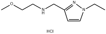 (1-ethyl-1H-pyrazol-3-yl)methyl](2-methoxyethyl)amine Structure