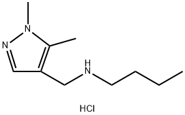 butyl[(1,5-dimethyl-1H-pyrazol-4-yl)methyl]amine Structure