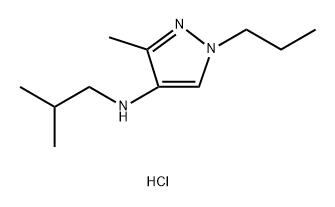 N-isobutyl-3-methyl-1-propyl-1H-pyrazol-4-amine Structure