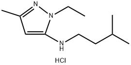 1-ethyl-3-methyl-N-(3-methylbutyl)-1H-pyrazol-5-amine Structure