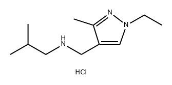 (1-ethyl-3-methyl-1H-pyrazol-4-yl)methyl]isobutylamine Structure