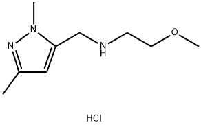 (1,3-dimethyl-1H-pyrazol-5-yl)methyl](2-methoxyethyl)amine Structure