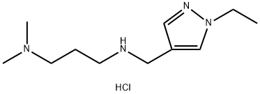 N'-[(1-ethyl-1H-pyrazol-4-yl)methyl]-N,N-dimethylpropane-1,3-diamine Structure