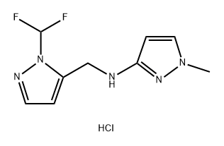 N-{[1-(difluoromethyl)-1H-pyrazol-5-yl]methyl}-1-methyl-1H-pyrazol-3-amine Structure