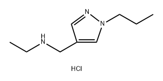 ethyl[(1-propyl-1H-pyrazol-4-yl)methyl]amine Structure