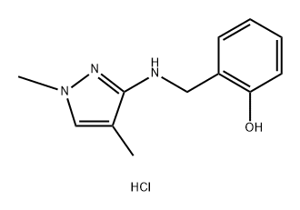 2-{[(1,4-dimethyl-1H-pyrazol-3-yl)amino]methyl}phenol Structure