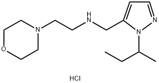 (1-sec-butyl-1H-pyrazol-5-yl)methyl](2-morpholin-4-ylethyl)amine Structure