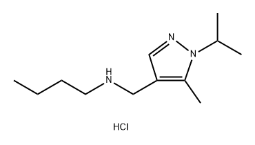 butyl[(1-isopropyl-5-methyl-1H-pyrazol-4-yl)methyl]amine Structure