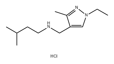 (1-ethyl-3-methyl-1H-pyrazol-4-yl)methyl](3-methylbutyl)amine Structure