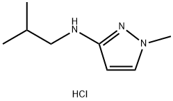 N-isobutyl-1-methyl-1H-pyrazol-3-amine Structure