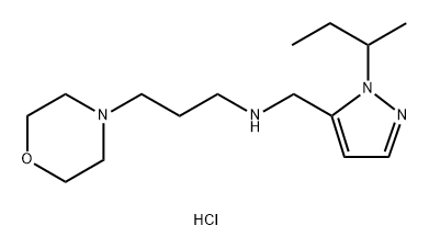 (1-sec-butyl-1H-pyrazol-5-yl)methyl](3-morpholin-4-ylpropyl)amine Structure