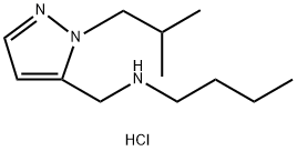 butyl[(1-isobutyl-1H-pyrazol-5-yl)methyl]amine Structure