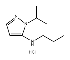 1-isopropyl-N-propyl-1H-pyrazol-5-amine Structure