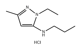 1-ethyl-3-methyl-N-propyl-1H-pyrazol-5-amine Structure