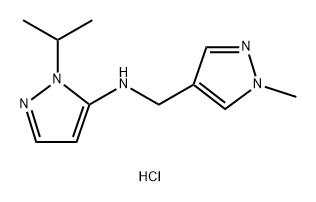 1-isopropyl-N-[(1-methyl-1H-pyrazol-4-yl)methyl]-1H-pyrazol-5-amine Structure